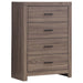 Brantford 4-drawer Bedroom Chest Barrel Oak - Walo Furniture 