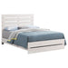 Brantford Wood Queen Panel Bed Coastal White - Walo Furniture 