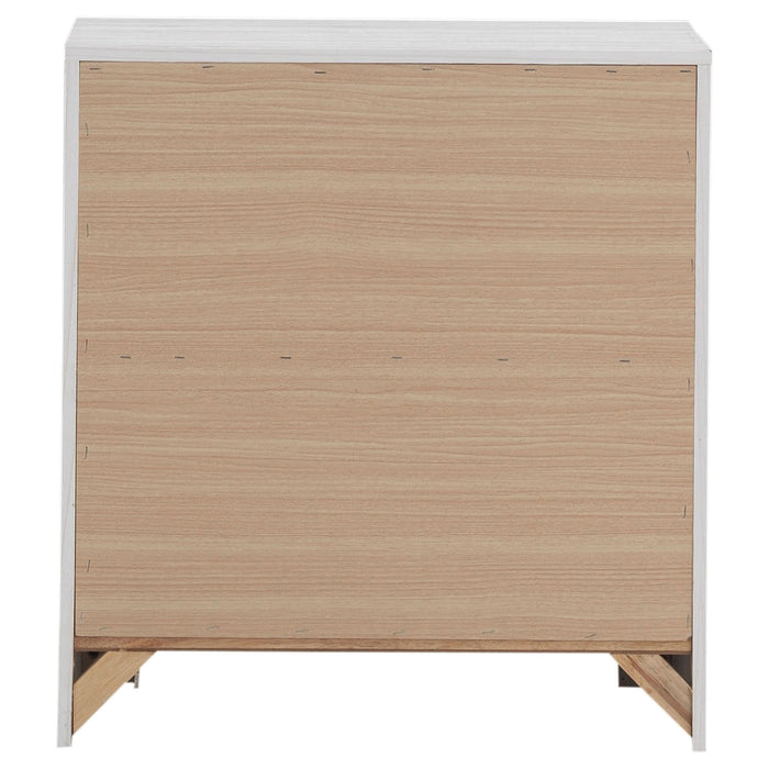 Brantford 2-drawer Nightstand Coastal White - Walo Furniture 