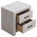 Brantford 2-drawer Nightstand Coastal White - Walo Furniture 