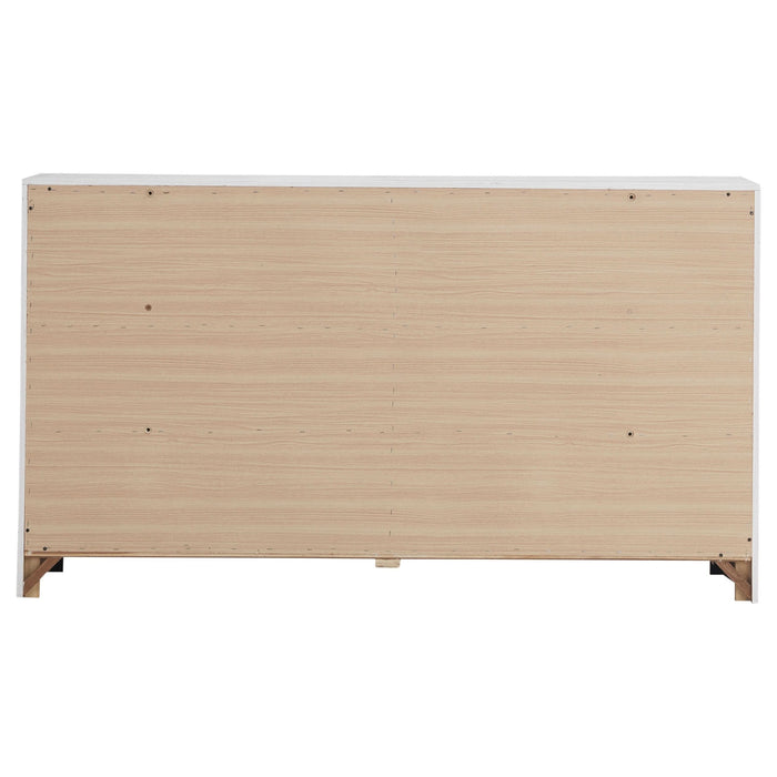 Brantford 6-drawer Dresser Coastal White - Walo Furniture 