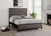 Watson Wood Eastern King Panel Bed Grey Oak - Walo Furniture 