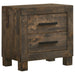 Woodmont 2-drawer Nightstand Rustic Golden Brown - Walo Furniture 