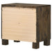 Woodmont 2-drawer Nightstand Rustic Golden Brown - Walo Furniture 