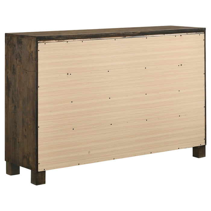 Woodmont 8-drawer Dresser Rustic Golden Brown - Walo Furniture 