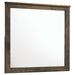 Woodmont Dresser Mirror Rustic Golden Brown - Walo Furniture 