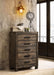 Woodmont 5-drawer Bedroom Chest Rustic Golden Brown - Walo Furniture 