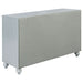 Gunnison 6-drawer Dresser Silver Metallic - Walo Furniture 