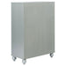 Gunnison 5-drawer Bedroom Chest Silver Metallic - Walo Furniture 