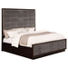 Durango 77-inch Queen Panel Bed Smoked Peppercorn - Walo Furniture 