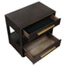 Durango 2-drawer Nightstand Smoked Peppercorn - Walo Furniture 