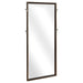 Durango 80-inch Standing Floor Mirror Smoked Peppercorn - Walo Furniture 