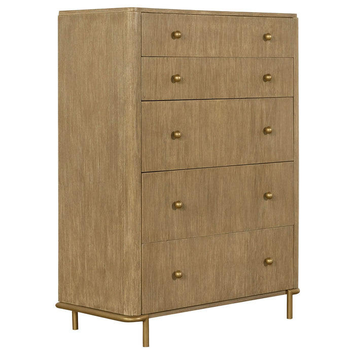 Arini 5-drawer Bedroom Chest Sand Wash