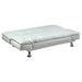 Dilleston Upholstered Tufted Convertible Sofa Bed White - Walo Furniture 