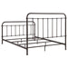 Livingston Metal Queen Open Frame Bed Dark Bronze - Walo Furniture 