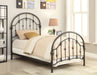 Rowan Metal Full Open Frame Bed Dark Bronze - Walo Furniture 