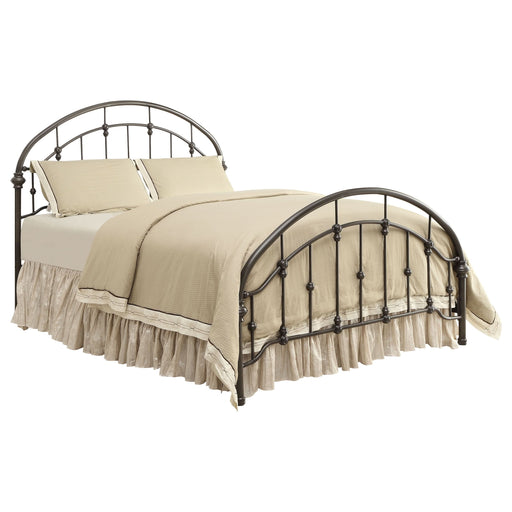 Rowan Metal Queen Open Frame Bed Dark Bronze - Walo Furniture 