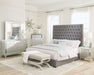 Camille 5-piece Queen Bedroom Set Metallic Mercury - Walo Furniture 