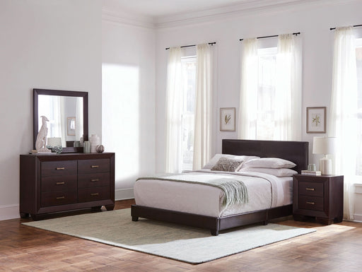 Dorian 4-piece Full Bedroom Set Dark Cocoa - Walo Furniture 