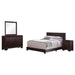 Dorian 4-piece Queen Bedroom Set Dark Cocoa - Walo Furniture 