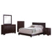 Dorian 5-piece Twin Bedroom Set Dark Cocoa - Walo Furniture 