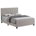 Fairfield Upholstered Eastern King Panel Bed Beige - Walo Furniture 