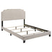 Tamarac Upholstered Full Panel Bed Beige - Walo Furniture 