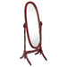 Foyet Wood Adjustable Full Length Cheval Mirror Merlot - Walo Furniture 