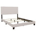 Boyd Upholstered Full Panel Bed Ivory - Walo Furniture 