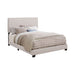 Boyd Upholstered Twin Panel Bed Ivory - Walo Furniture 