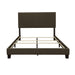 Boyd Upholstered Queen Panel Bed Charcoal - Walo Furniture 