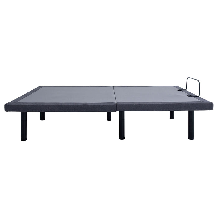 Clara Full Adjustable Bed Base Grey and Black - Walo Furniture 