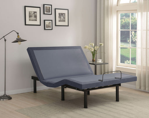 Clara Full Adjustable Bed Base Grey and Black - Walo Furniture 