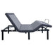 Negan Full Adjustable Bed Base Grey and Black - Walo Furniture 