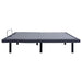 Negan Eastern King Adjustable Bed Base Grey and Black - Walo Furniture 