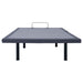 Negan Twin Extra Long Adjustable Bed Base Grey and Black - Walo Furniture 