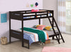 Littleton Wood Twin Over Full Bunk Bed Espresso - Walo Furniture 