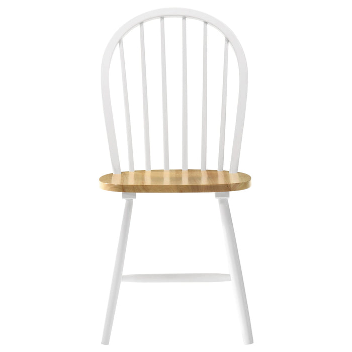 Cinder Wood Dining Side Chair White (Set of 4) - Walo Furniture 