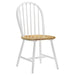 Cinder Wood Dining Side Chair White (Set of 4) - Walo Furniture 