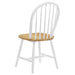 Cinder Wood Dining Side Chair White (Set of 4) - Walo Furniture 