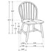 Cinder Wood Dining Side Chair White (Set of 4) - Walo Furniture 