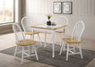 Cinder Wood Dining Side Chair White (Set of 4) - Walo Furniture 