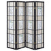 Catabella 4-Panel Room Divider Folding Shoji Screen Floral - Walo Furniture 