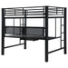 Avalon Full Workstation Loft Bed Black - Walo Furniture 