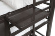 Rogen Metal Twin Triple Bunk Bed Dark Bronze - Walo Furniture 