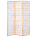 Carrie 3-Panel Room Divider Folding Shoji Screen Natural - Walo Furniture 