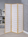 Carrie 3-Panel Room Divider Folding Shoji Screen Natural - Walo Furniture 