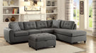 Stonenesse Upholstered Sectional Chaise Sofa Grey - Walo Furniture 