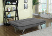 Julian Upholstered Tufted Convertible Sofa Bed Grey - Walo Furniture 