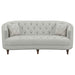 Avonlea Upholstered Sloped Arm Sofa Grey Fabric - Walo Furniture 